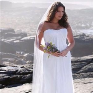 David’s Bridal wedding dress (NEVER WORN)